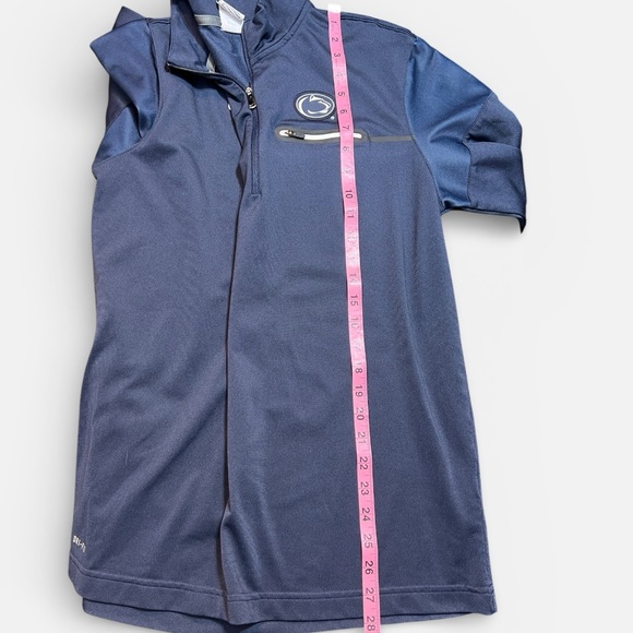 Nike Dri Fit Penn State Blue Long Sleeve Pullover 1/4 Zip Shirt Men’s Sz. Medium - Picture 6 of 7